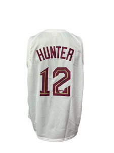 Cleveland Cavaliers De'Andre Hunter Hand Signed Autographed Custom White Jersey with COA