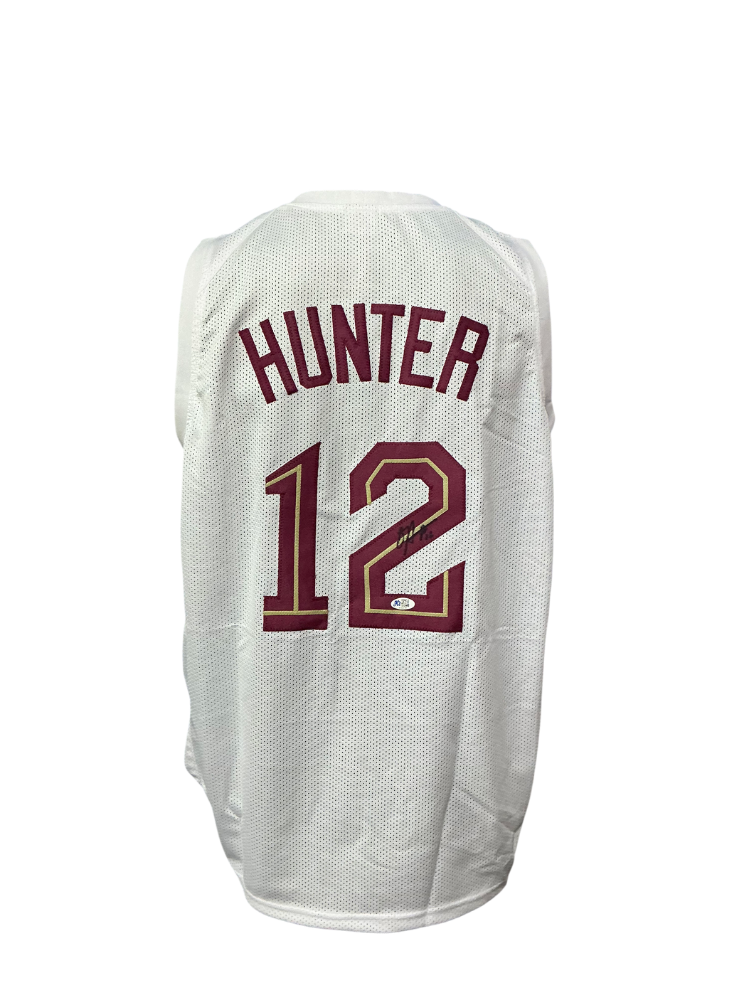 Cleveland Cavaliers De'Andre Hunter Hand Signed Autographed Custom White Jersey with COA