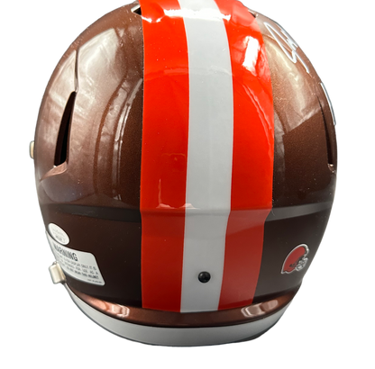 Cleveland Browns Joe Thomas Hand Signed Autographed Full Size Replica FLASH With HOF Inscription with JSA COA