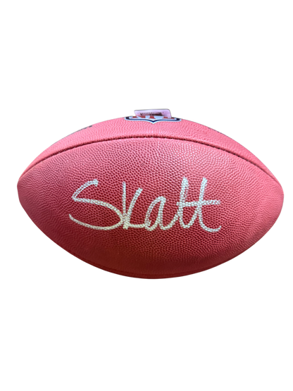 Cam Skattebo Signed Autographed New York Giants Authentic Wilson “THE DUKE” Football Fanatics COA