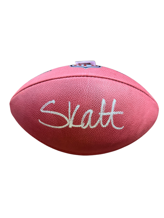 Cam Skattebo Signed Autographed New York Giants Authentic Wilson “THE DUKE” Football Fanatics COA