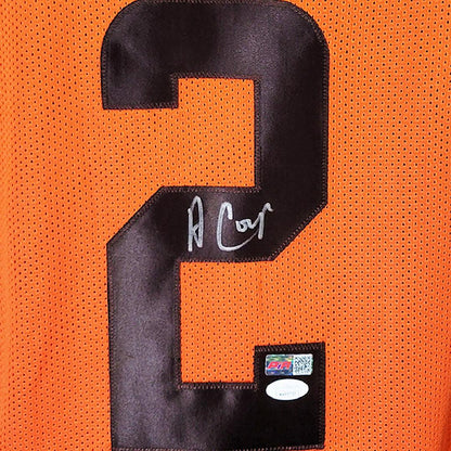 Cleveland Browns Amari Cooper Hand Signed Autographed Custom Orange Jersey with JSA COA