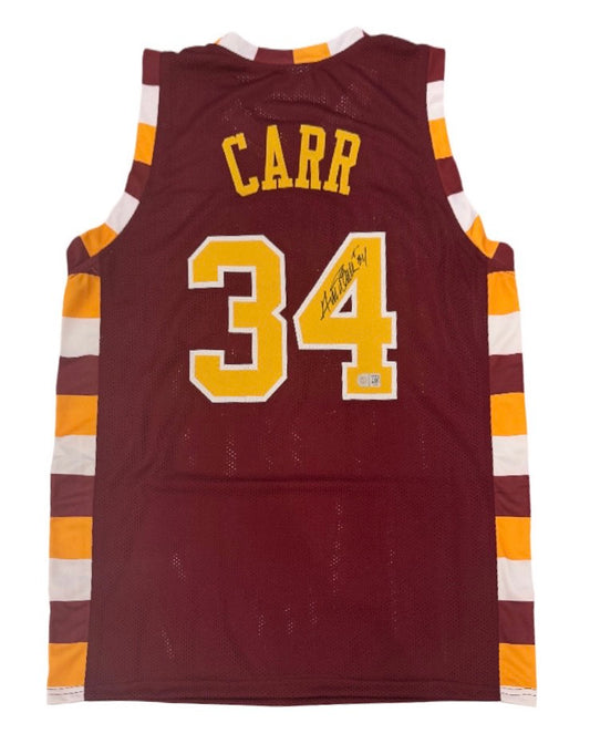 Cleveland Cavaliers Austin Carr Hand Signed Autographed Custom Maroon Jersey with Swau COA
