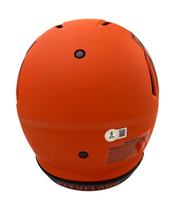 Quinshon Judkins Signed Autographed Cleveland Browns Authentic Rave Speed Helmet Beckett COA