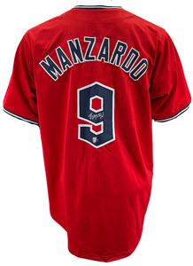 Cleveland Guardians Kyle Manzardo Hand Signed Autographed Customer Jersey PROVA COA