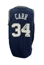 Load image into Gallery viewer, Austin Carr Signed Autographed Notre Dame Custom Navy Jersey with Prime Time Witness COA