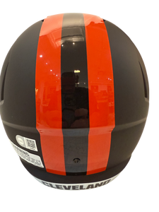 Quinshon Judkins Signed Autographed Cleveland Browns Alpha Dawg Speed Replica Helmet Beckett COA