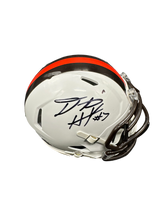 Load image into Gallery viewer, Cleveland Browns Dustin Hopkins Hand Signed Autographed 2023 Alternate White Mini Helmet JSA COA