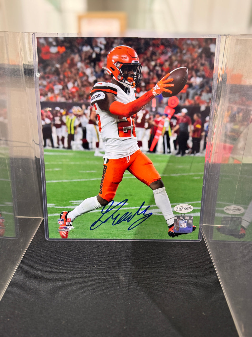 Cleveland Browns Greedy Williams Hand Signed Autographed 8x10 photo JSA COA