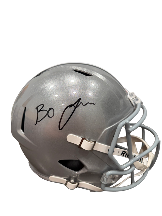 Bo Jackson Signed Autographed Ohio State Replica Full Size Helmet Prime Time Witness COA