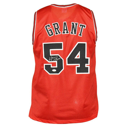 Chicago Bulls Horace Grant Hand Signed Autographed Custom Red Jersey JSA COA