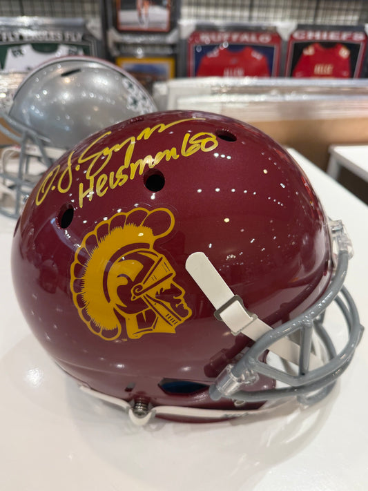 USC Trojans OJ Simpson Signed Autographed Full Size Replica Helmet Five Star COA