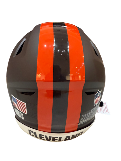 Quinshon Judkins Signed Autographed Cleveland Browns Alpha Dawg Speed Flex Helmet With “Dawg Pound” Inscription Swau COA