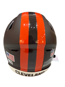 Quinshon Judkins Signed Autographed Cleveland Browns Alpha Dawg Speed Flex Helmet With “Dawg Pound” Inscription Swau COA