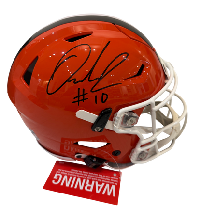 Quinshon Judkins Signed Autographed Cleveland Browns Authentic Speed Flex Helmet Beckett COA