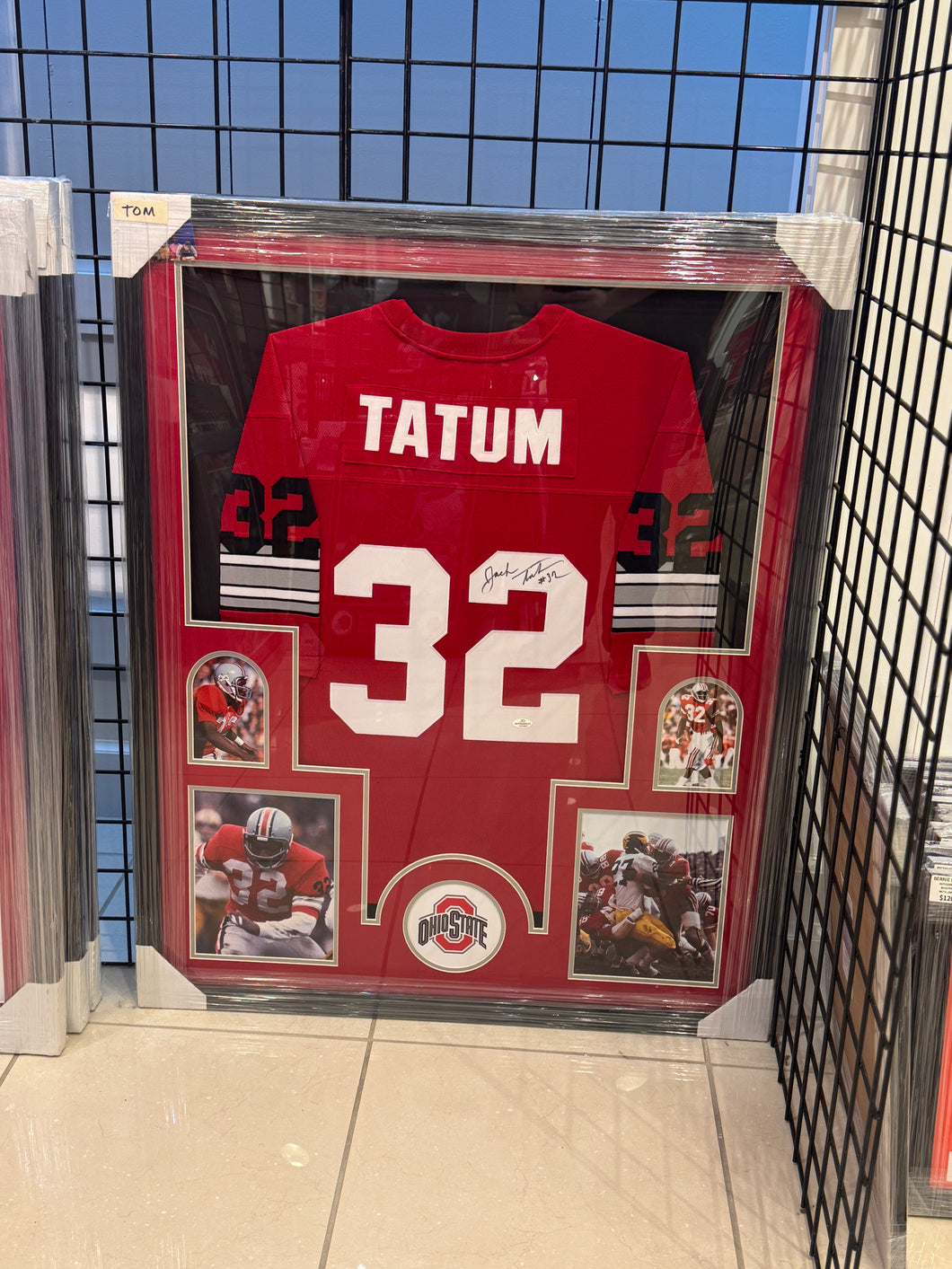 Ohio State Buckeyes Jack Tatum Hand Signed Autographed Jersey Custom Framed Certified COA