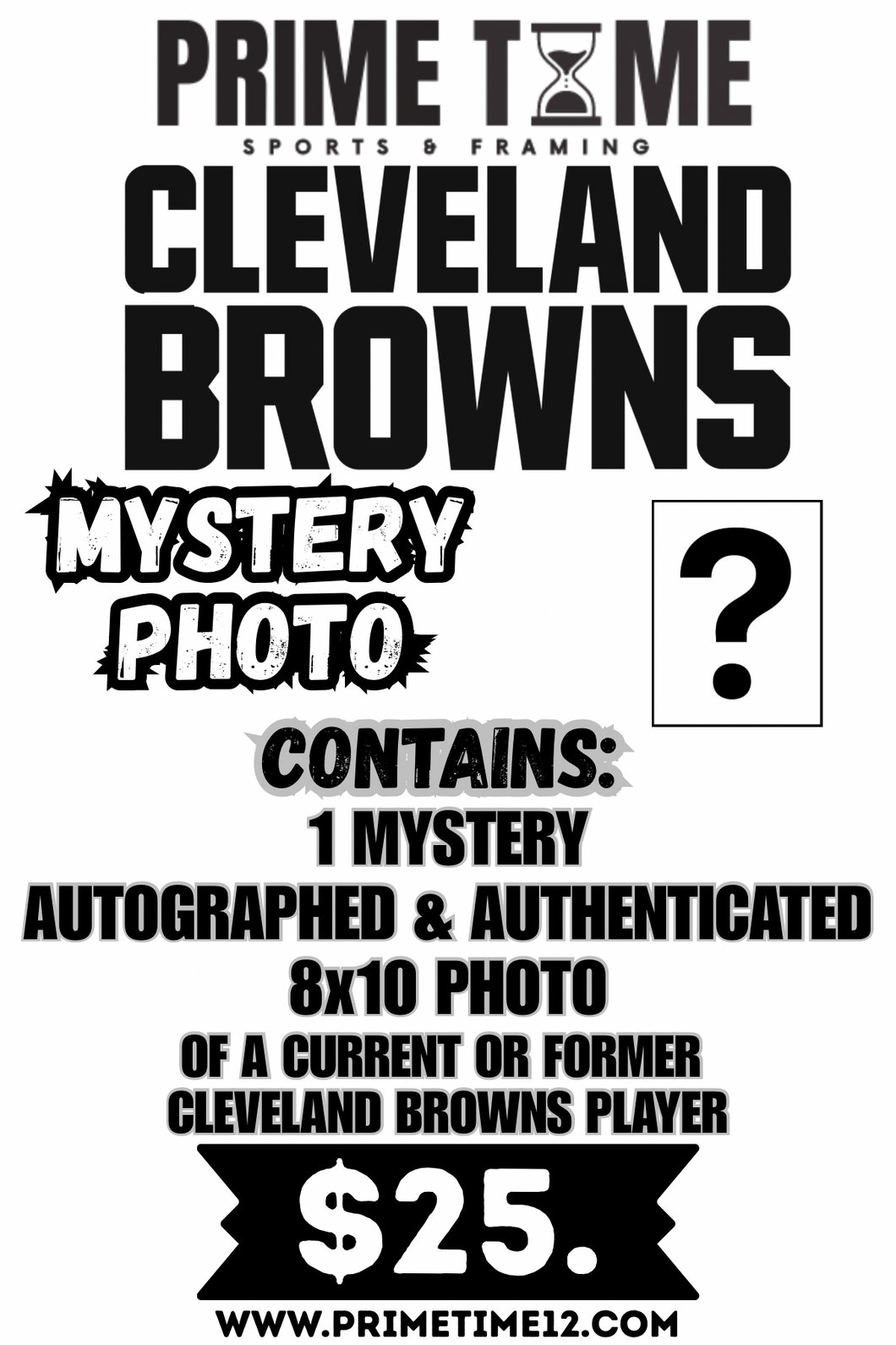 Cleveland Browns Mystery 8x10 Photo