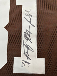 Cleveland Browns Frank Minnifield Hand Signed Autographed Custom Jersey JSA COA
