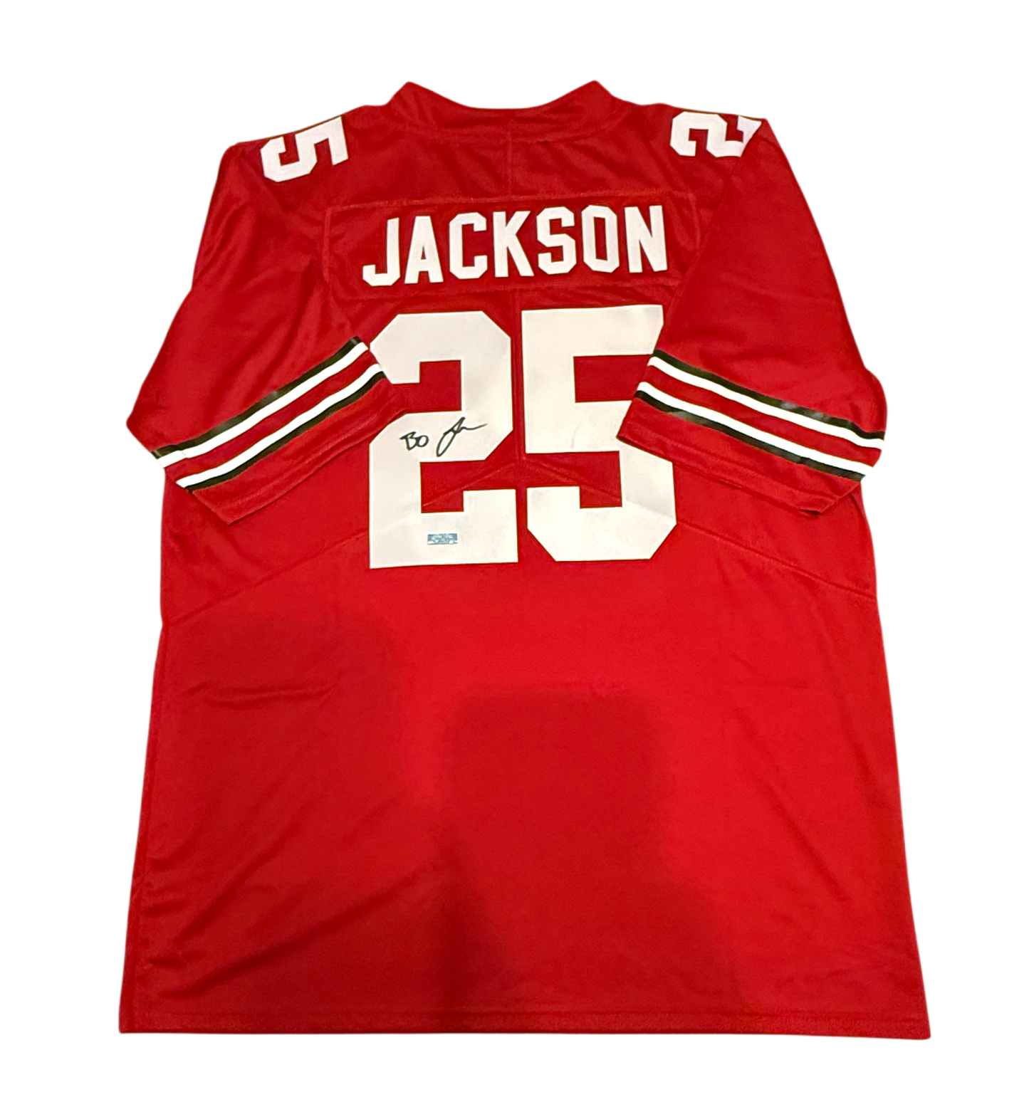 Bo Jackson Signed Autographed Ohio State Red Jersey Prime Time Witness COA