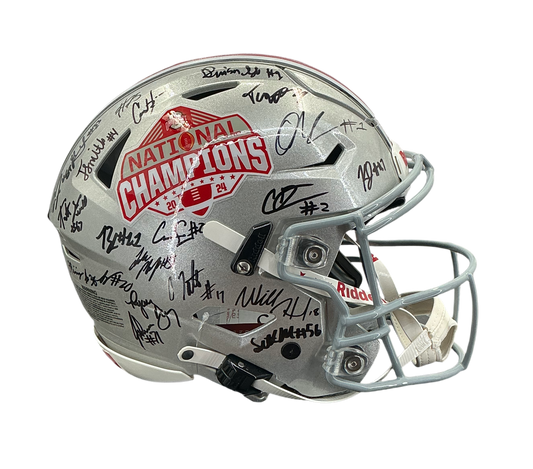 2024 The Ohio State Buckeyes National Champions Team Signed Authentic Speed Flex Full Size Helmet BAS, Swau COA