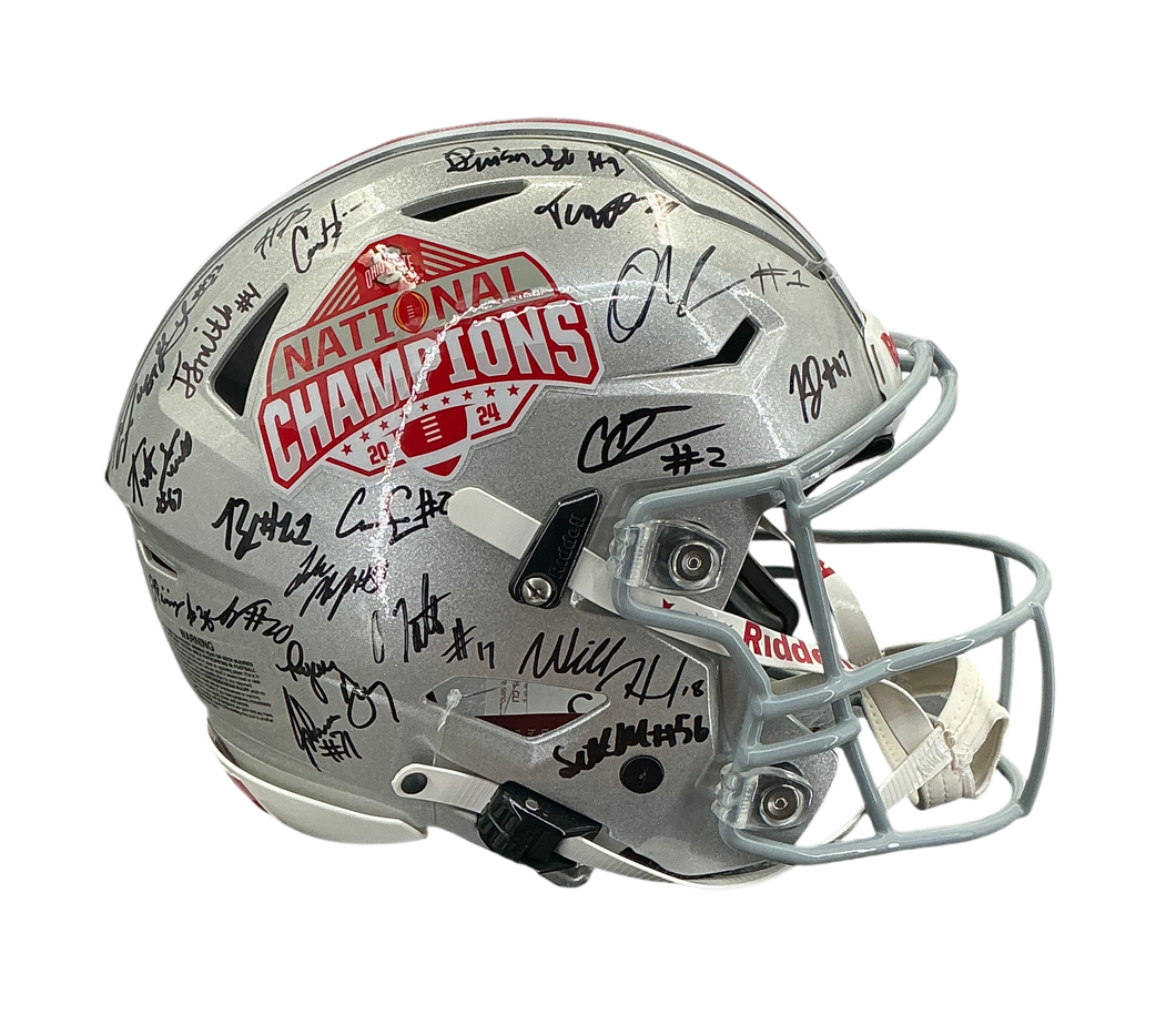 2024 The Ohio State Buckeyes National Champions Team Signed Authentic Speed Flex Full Size Helmet BAS, Swau COA