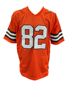 Ozzie Newsome Signed Autographed Cleveland Browns Custom Jersey Coa