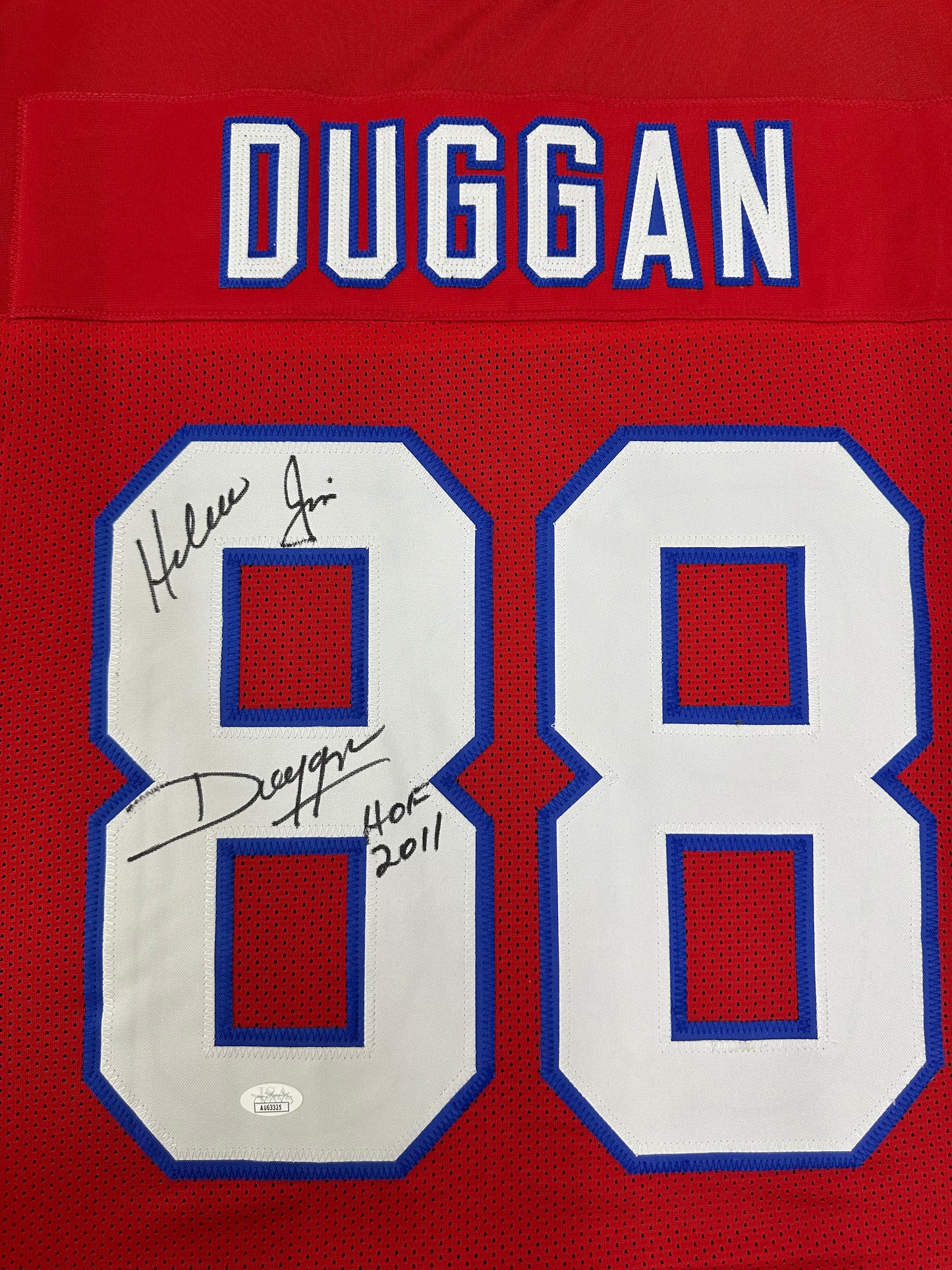 Hacksaw Jim Duggan WWE Superstar Hall of Fame 2011 Hand Signed Autographed Custom Jersey JSA COA