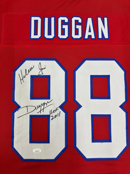 Hacksaw Jim Duggan WWE Superstar Hall of Fame 2011 Hand Signed Autographed Custom Jersey JSA COA