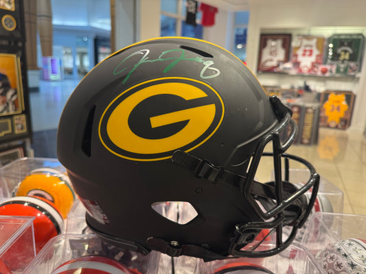 Green Bay Packers Josh Jacobs Hand Signed Autographed Authentic Full Size Helmet