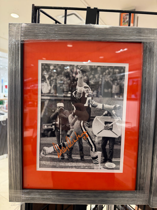 Doug Dieken Signed Autographed 8x10 Photo Custom Framed JSA COA