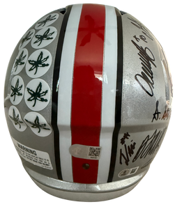 2024 The Ohio State Buckeyes National Champions Team Signed Replica Full Size Helmet BAS, Swau COA