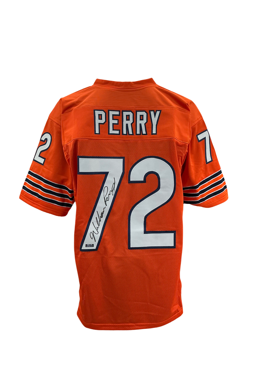 William “The Fridge” Perry Signed Autographed Chicago Bears Custom Orange Jersey Prime Time Witnessed Coa