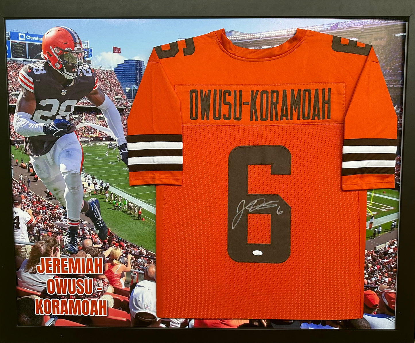 Jersey Framing  - Horizontal Large Photo Print Jersey Framing