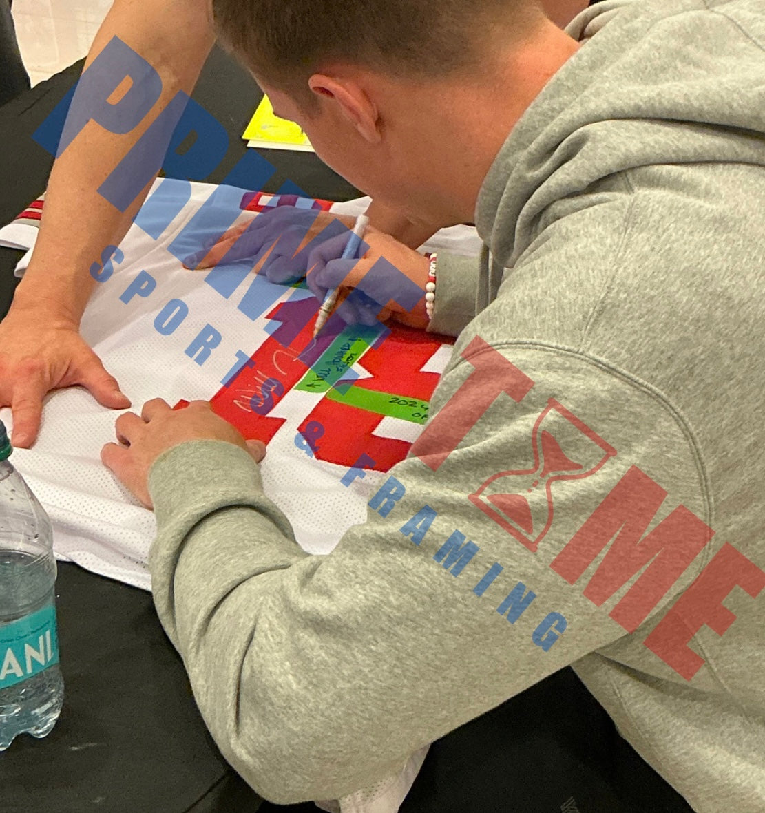 Ohio State Buckeyes Will Howard Hand Signed Autographed Custom White Jersey Swau COA