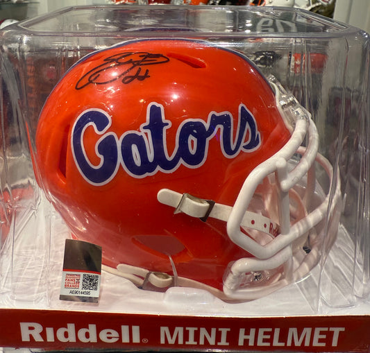 Florida Gators Emmitt Smith Hand Signed Autographed Mini Helmet Certified COA
