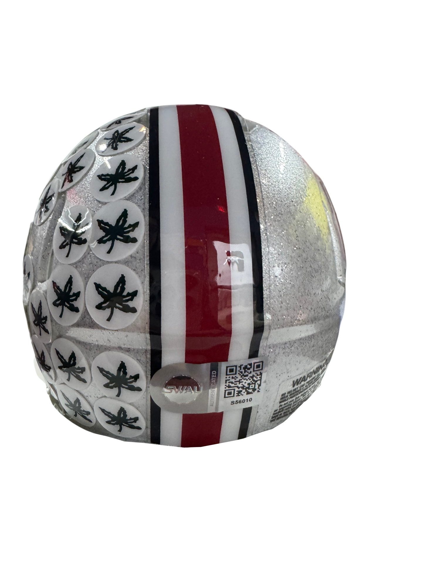 The Ohio State University Buckeyes Jack Sawyer Hand Signed Autographed 2024 National Championship Mini Helmet Signed in Black includes SWAU COA