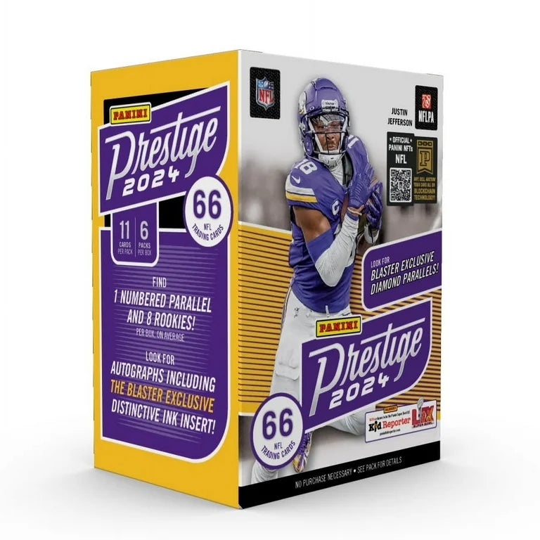 2024 Panini Prestige Football Trading Cards Blaster Box