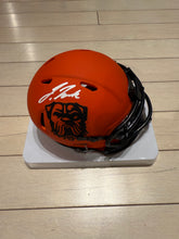 Load image into Gallery viewer, Cleveland Browns Jerry Jeudy Hand Signed Autographed Rave Mini Helmet Certified COA
