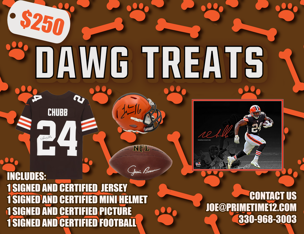 CLEVELAND BROWNS DAWG TREATS MYSTERY BOX