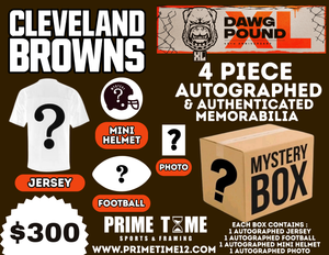 CLEVELAND BROWNS DAWG POUND XL 4 PIECE MYSTERY BOX