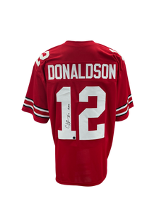 The Ohio State Buckeyes CJ Donaldson Signed Autographed Custom Jersey Certified COA