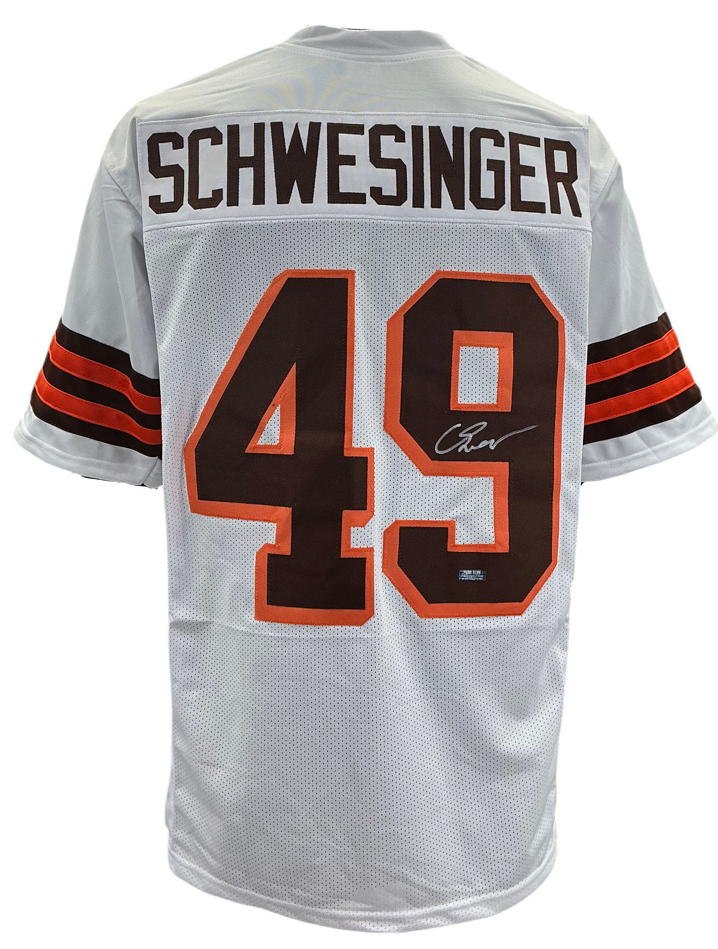 Carson Schwesinger Signed Autographed Cleveland Browns Custom Jersey Coa