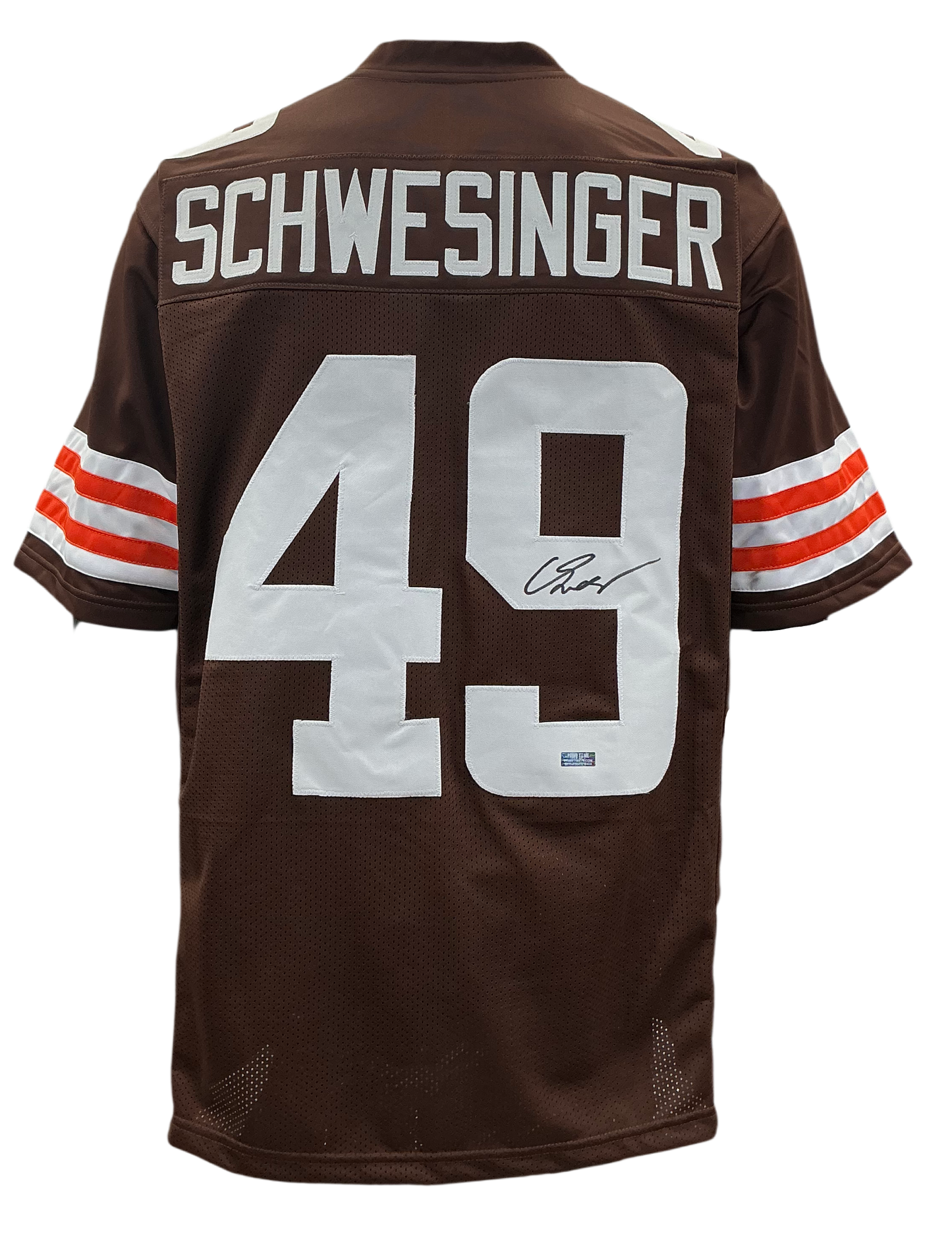 Carson Schwesinger Signed Autographed Cleveland Browns Custom Jersey Coa