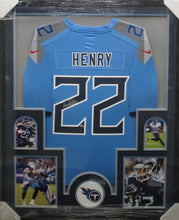 Load image into Gallery viewer, Tennessee Titans Derrick Henry Signed Jersey Framed &amp; Matted with FANATICS Authentic COA