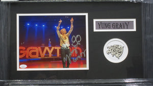 American Rapper Yung Gravy Signed 8x10 Photo Framed & Matted with JSA COA