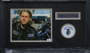 Sons of Anarchy TV Series "Jax Teller" Charlie Hunnam Signed 8x10 Photo Framed & Matted with JSA COA