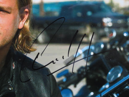 Sons of Anarchy TV Series "Jax Teller" Charlie Hunnam Hand Signed Autographed 8x10 Photo Framed & Matted with JSA COA