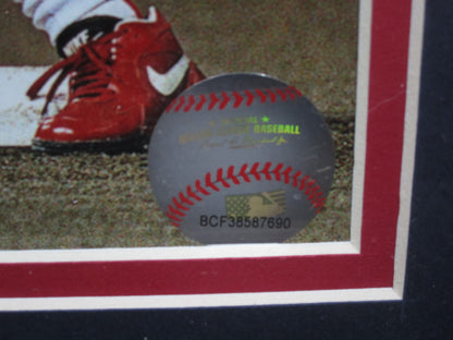 Cleveland Indians Omar Vizquel Hand Signed Autographed 8x10 Photo with 11X GG Inscription Framed & Matted with PSA COA