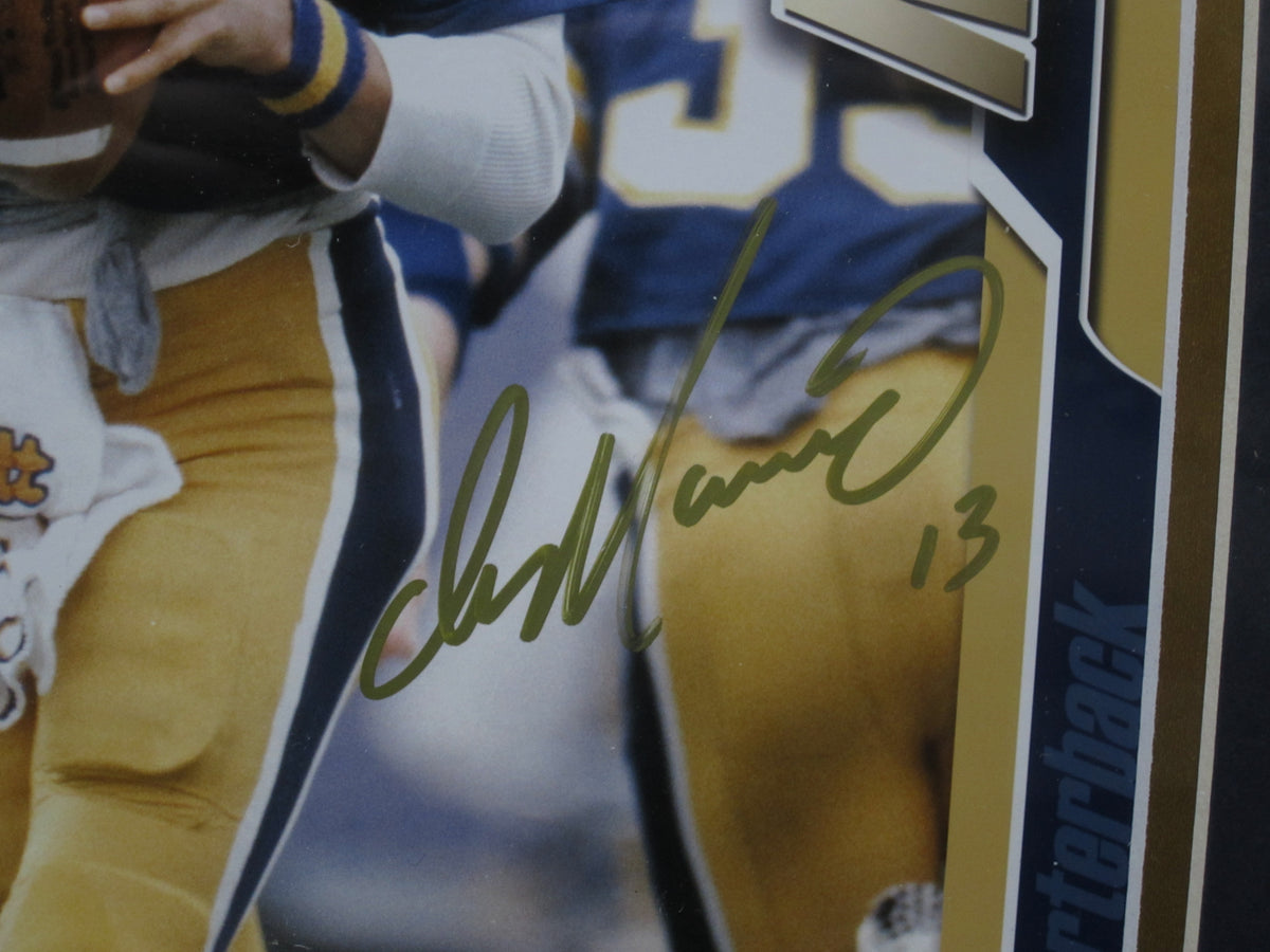 Pittsburgh Panthers Dan Marino Hand Signed Autographed 8x10 Photo Custom Framed & Matted with COA