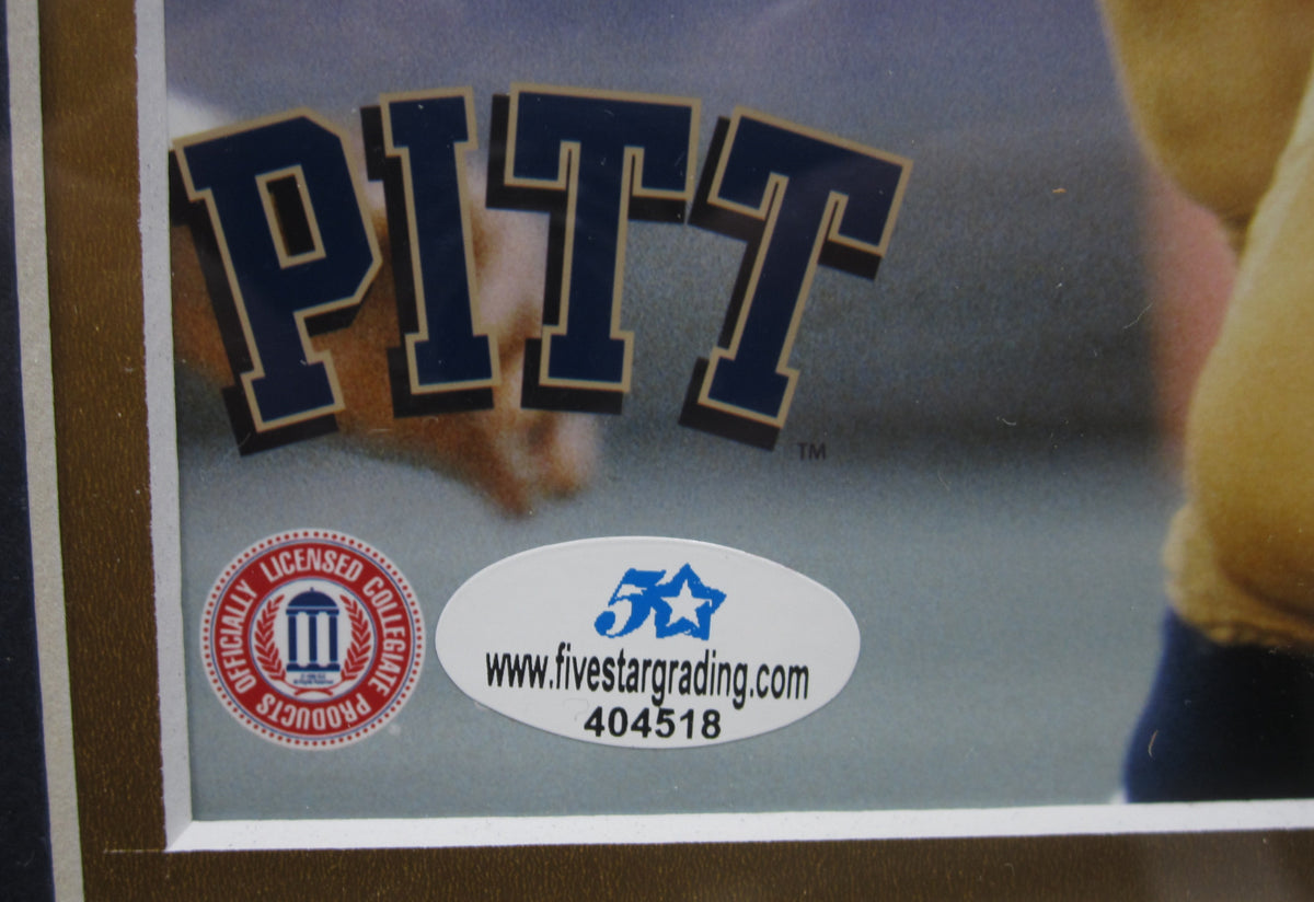 Pittsburgh Panthers Dan Marino Hand Signed Autographed 8x10 Photo Custom Framed & Matted with COA